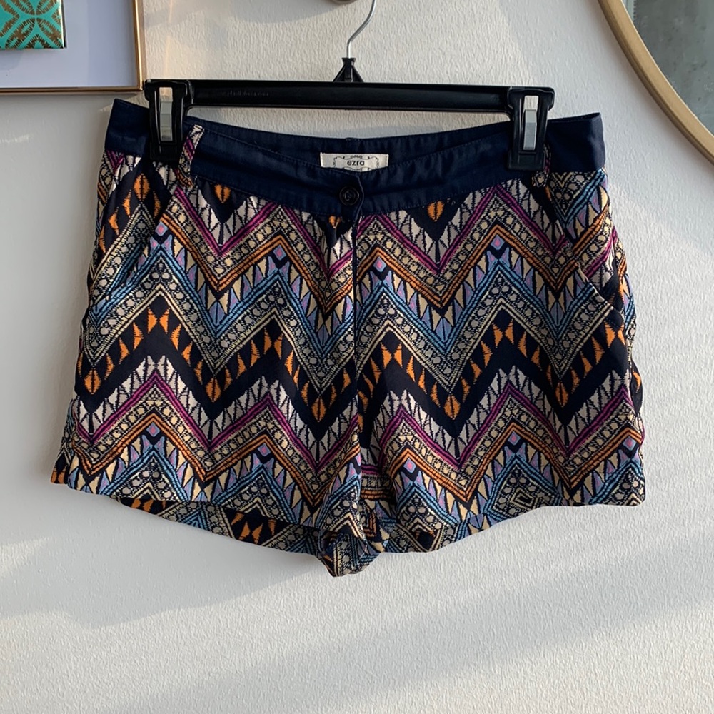 ezra patterned shorts
